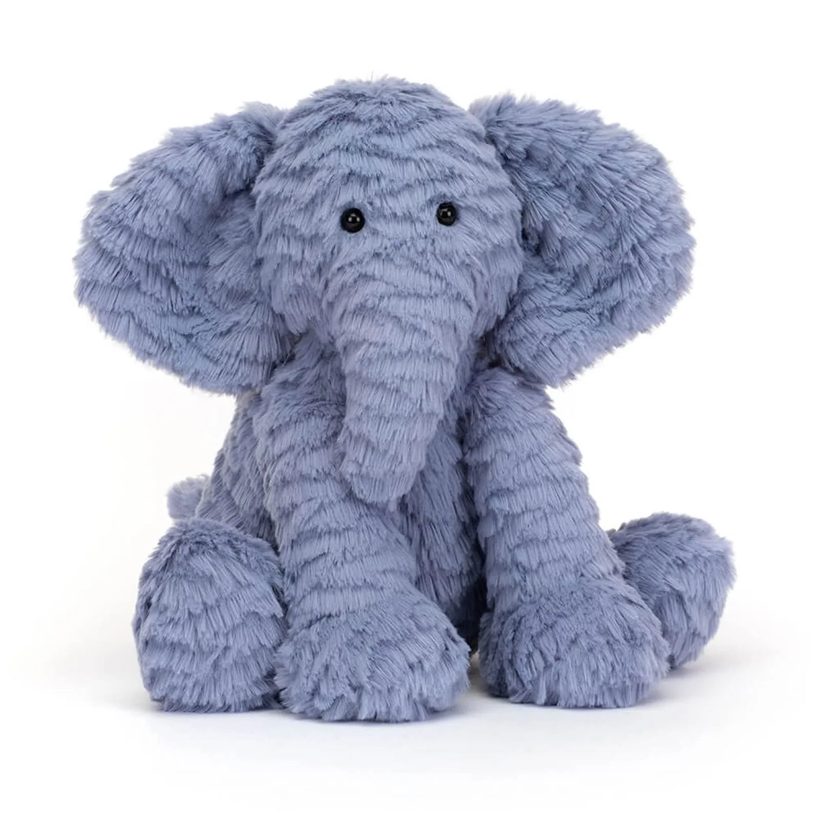 Fast Jellycat Fuddlewuddle Elephant Stuffed Animal Medium 9 inches - Elephant Plush Toy - Classic Children's Gift Relaxed