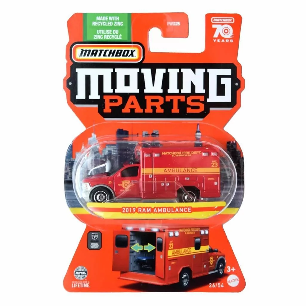 Clean Matchbox 2019 Ram Ambulance Moving Parts 26 54 Carefully Designed