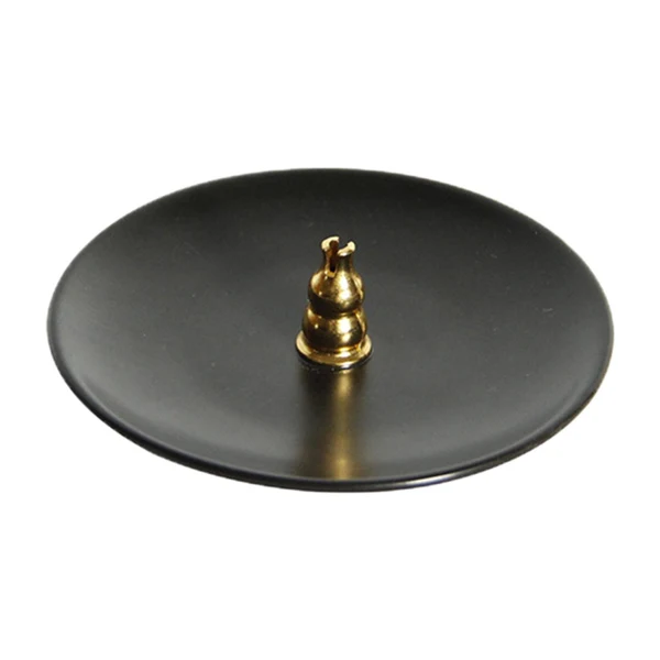 Stylish Maxbell Ceramic Burner Holder Plate Tray for Bedroom Fragrance Green