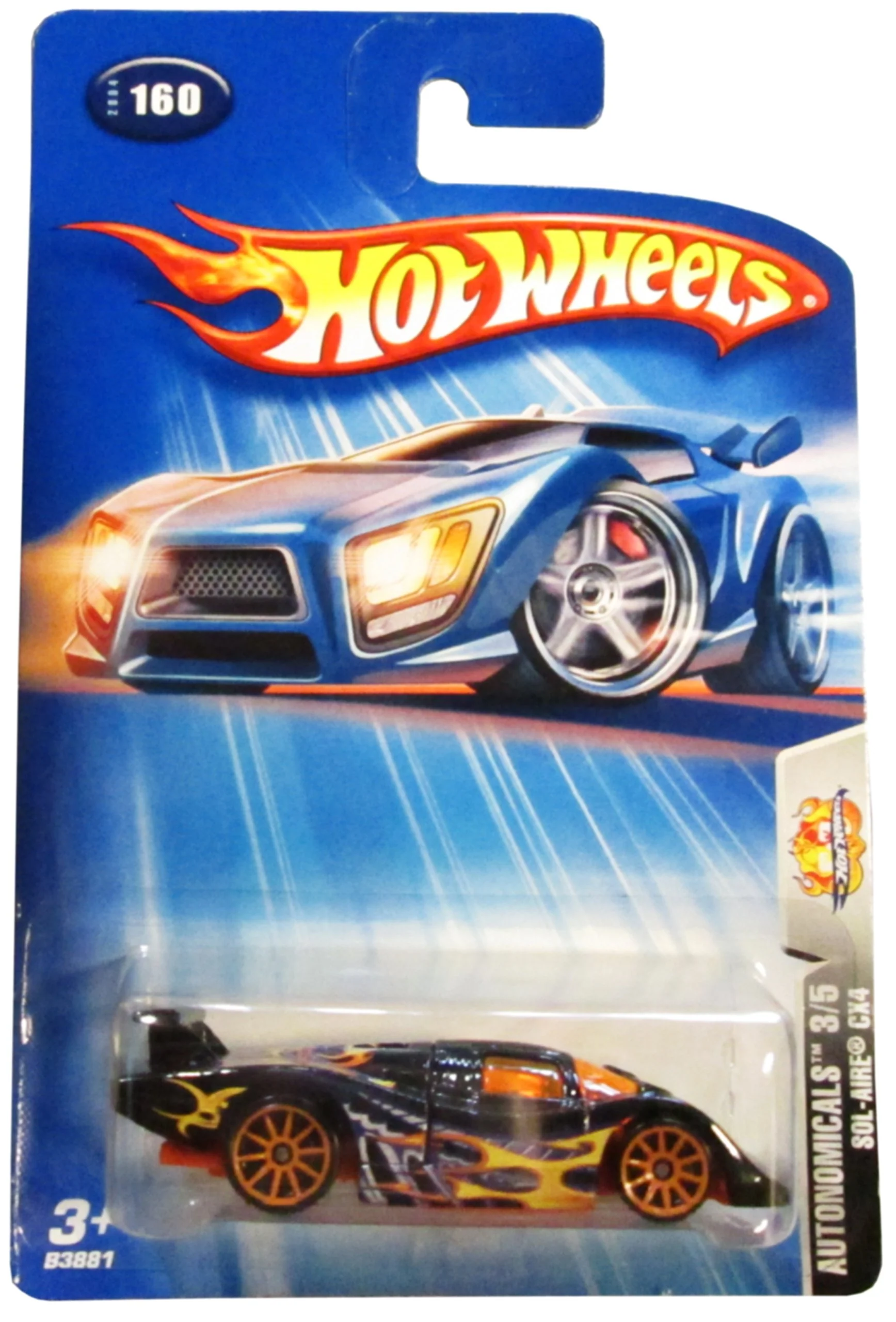 Safe Hot Wheels Autonomicals 3 5 Sol-Aire CX4 2004 160 Sophisticated