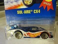 Natural Hot Wheels 1991 Sol-Aire CX4 Collector 254 1 64 Scale High-Grade