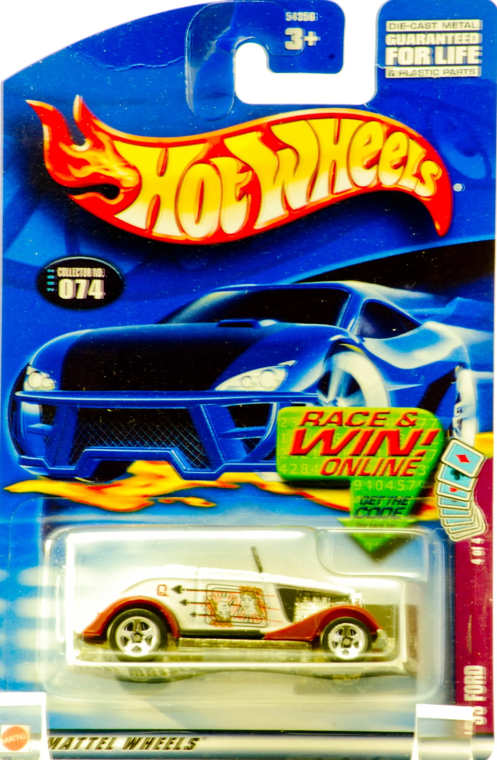 Reusable Hot Wheels 2002-074 '33 Ford 1933 4 of 4 1 64 Scale Elegant