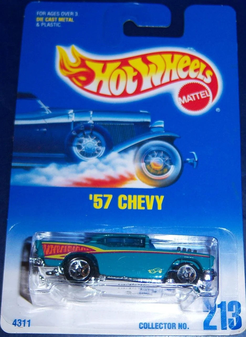 Environmentally Friendly Hotwheels 213 '57 Chevy Premium