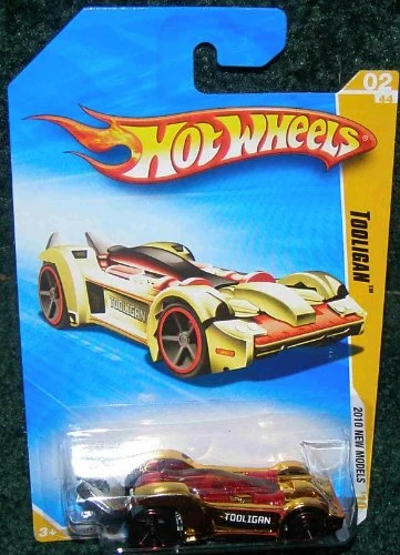 Traditional HOT WHEELS 2010 NEW MODELS GOLD 02 OF 12 TOOLIGAN GOLD by Hot Wheels Reliable
