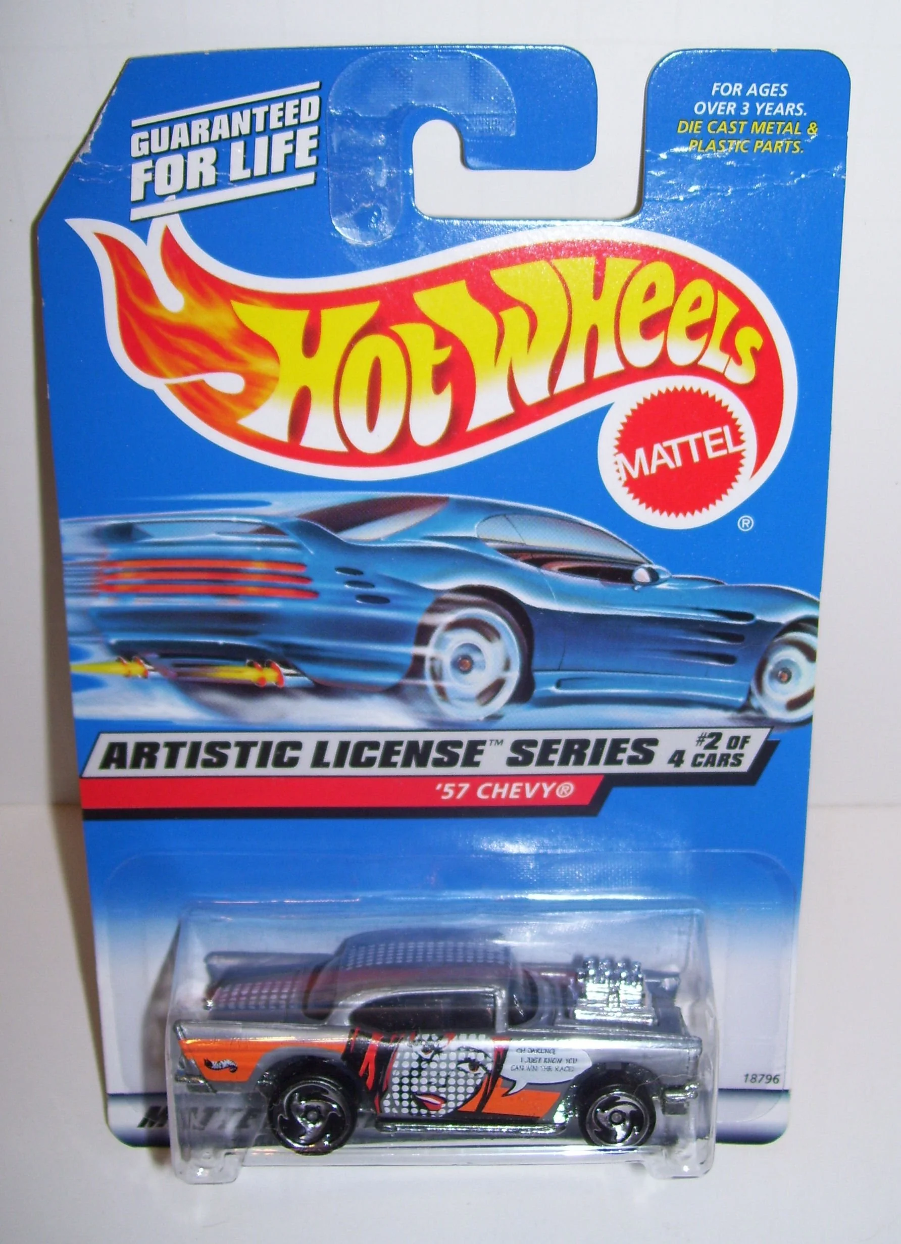 Authentic 1997 Hotwheels '57 Chevy Artistic License Series High-End