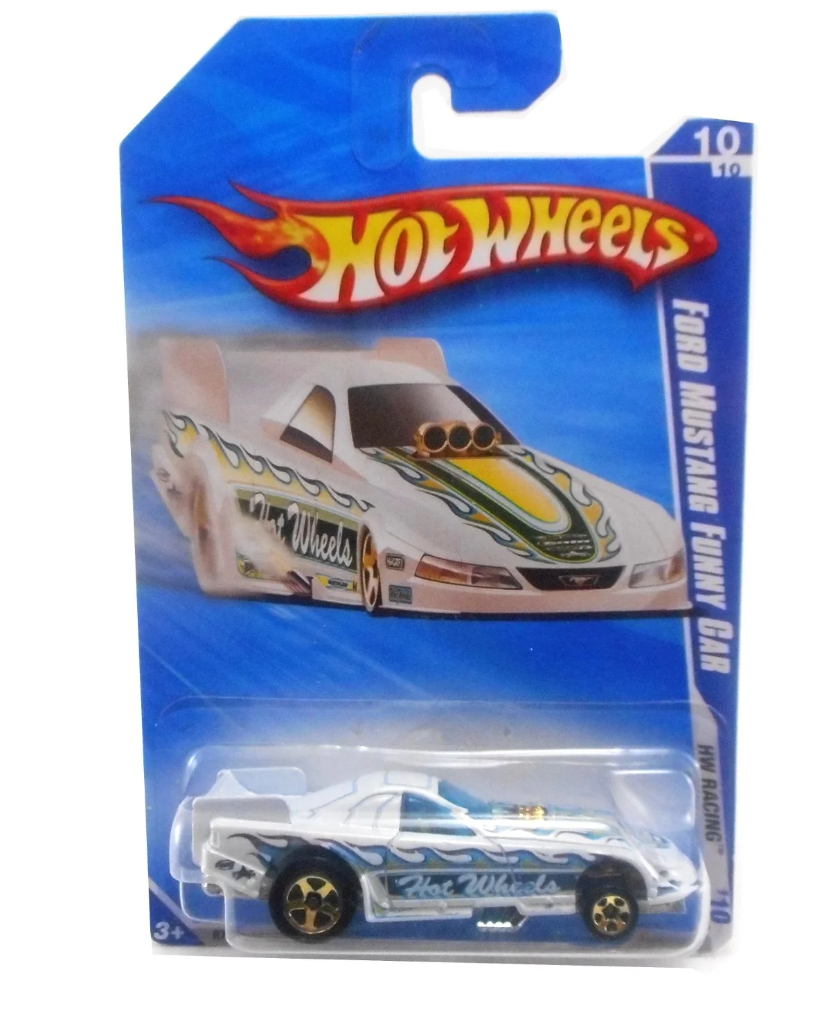 Certified 2010 Hot Wheels Ford Mustang Funny Car HW Racing 158 240 10 10 Safe