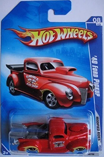 Smooth Hot Wheels 2009 Modified Rides 8 10 RED '40 Ford Pickup 164 190 Official