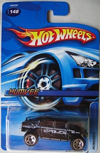 Versatile HOT WHEELS BLACK HUMVEE 148 POLICE Elite