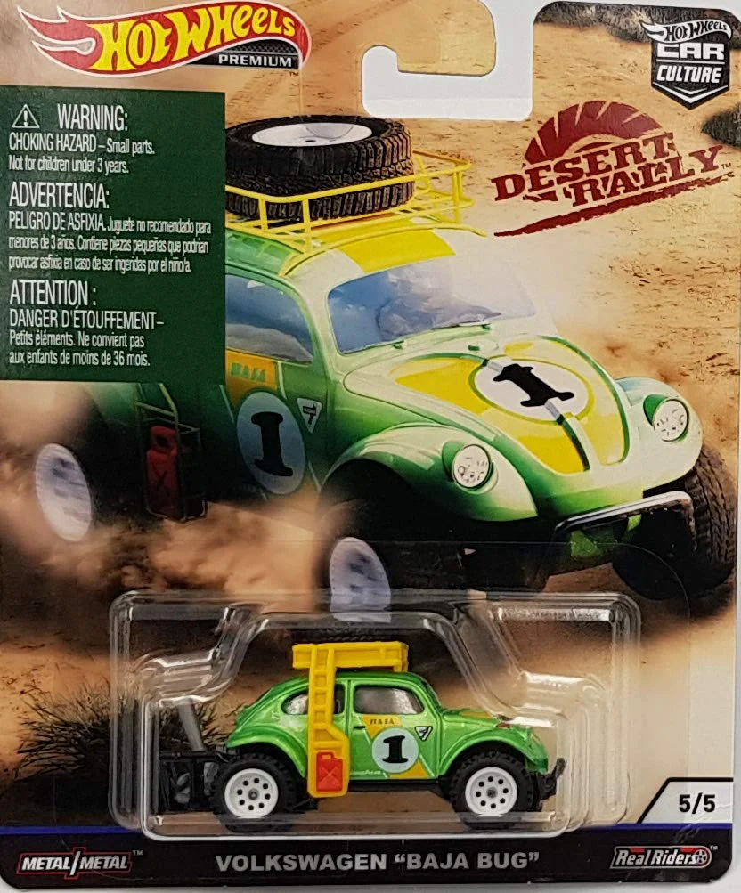 Convenient Hot Wheels Car Culture Desert Rally Volkswagen Baja Bug 5 5 Green First-Class