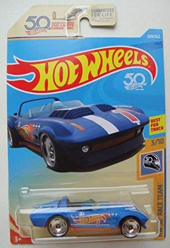 Minimalist Hot Wheels HW 50 RACE TEAM 3 10 BLUE CORVETTE GRAND SPORT ROADSTER 259 365 High-End
