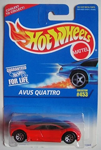 Responsible Hot Wheels RED AVUS Quattro 453 7 Spoke Wheels Coolest to Collect Card Clean
