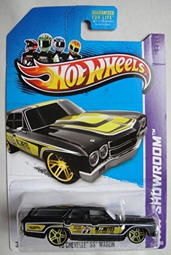 Certified HOT WHEELS Showroom Black '70 Chevelle SS Wagon 248 250 Proven