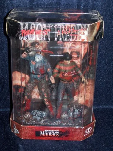 Exceptional McFarlane Toys Movie Maniacs Special Edition Voorhees Krueger in Display Tank Excellent