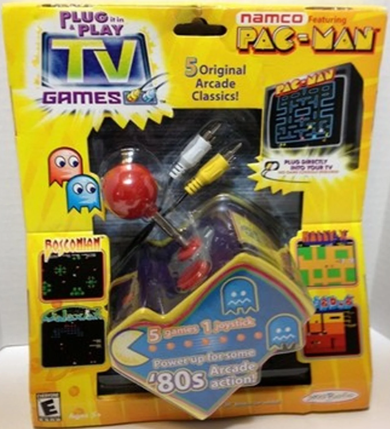 Next-Generation Pac Man Arcade Classics Namco Plug Play TV Games Excellent