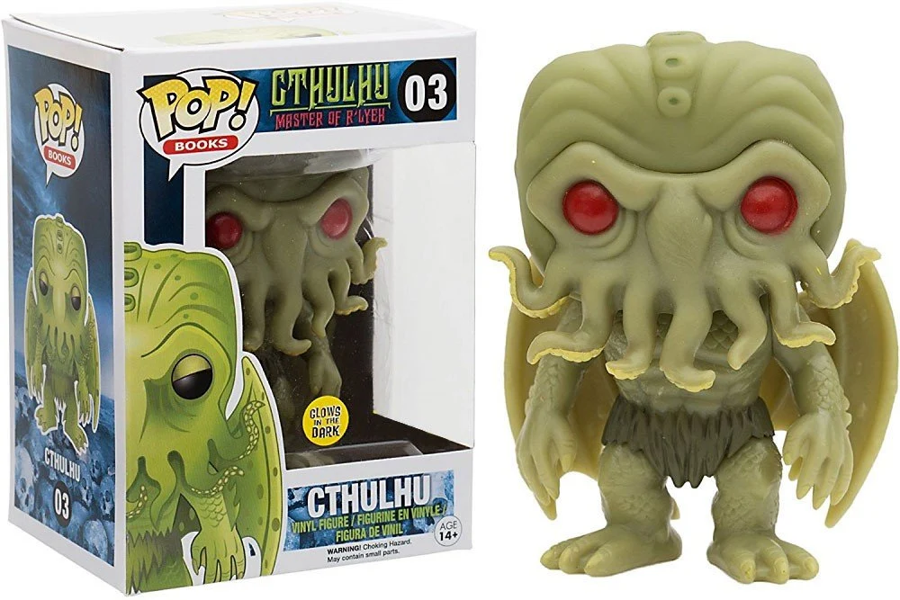 Authentic Funko Cthulhu Glow in the Dark Exclusive Durable