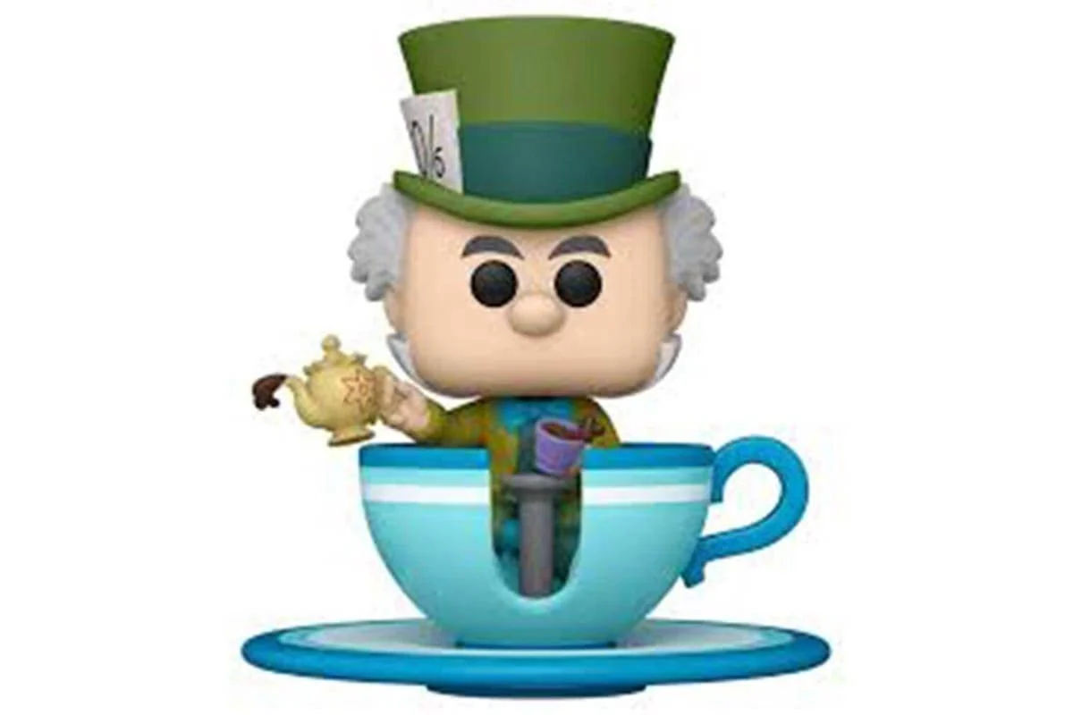 High-Grade Funko POP Ride Disneyland 65th - Mad Hatter in Teacup Target Exclusive Natural