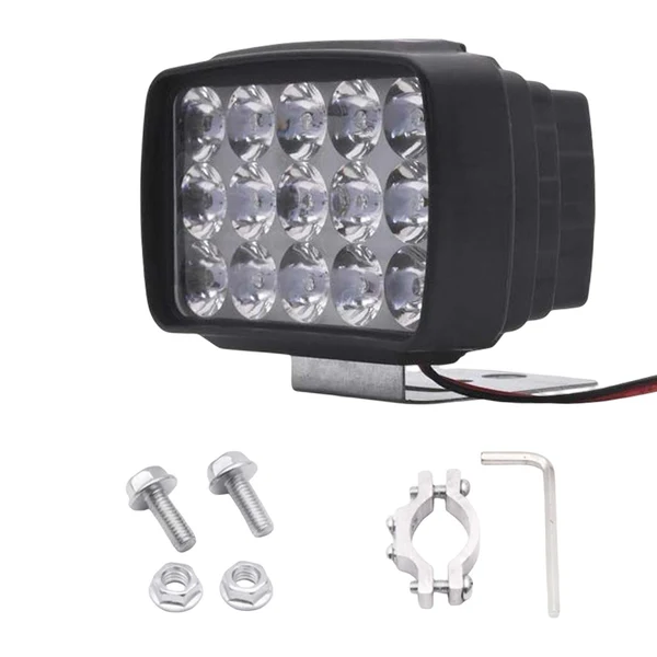 Comfortable Maxbell Maxbell 15 LEDs Motorcycle Headlight Super Bright Accessories Driving Light Lighting Style B Traditional