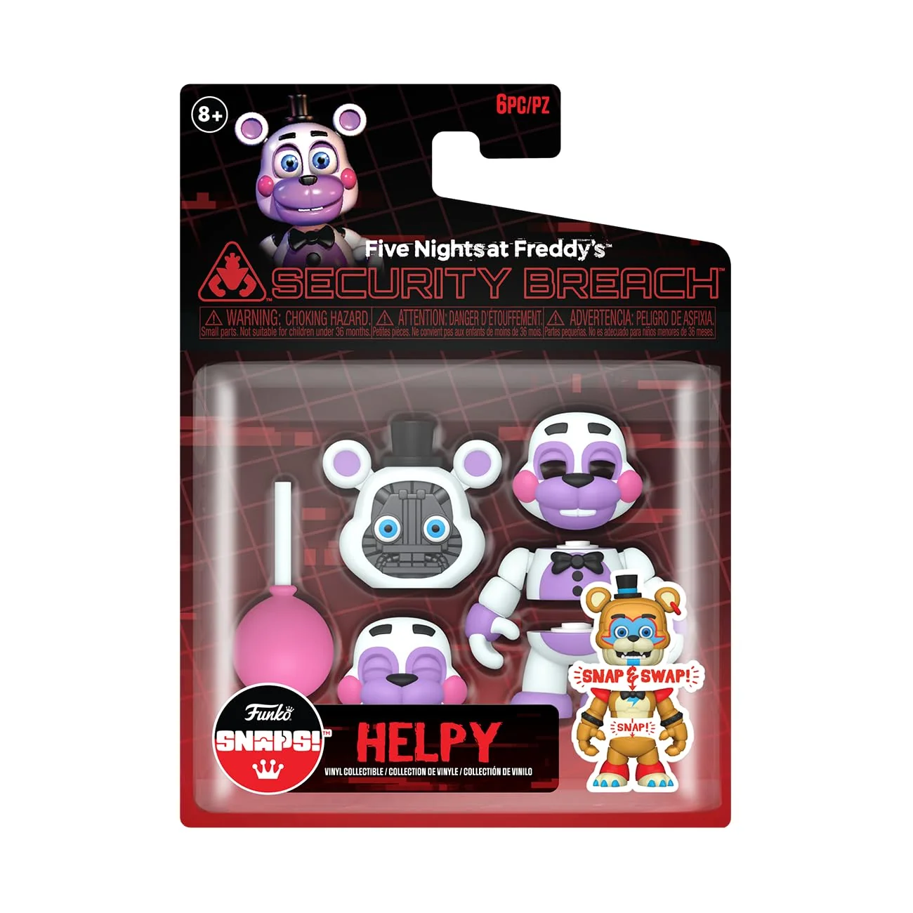Advanced Funko Five Nights at Freddy's FNAF Snap Rock 'n Roll Helpy - Collectable Vinyl Figure - Gift Idea - Merchandise - for Kids Adults… Pure