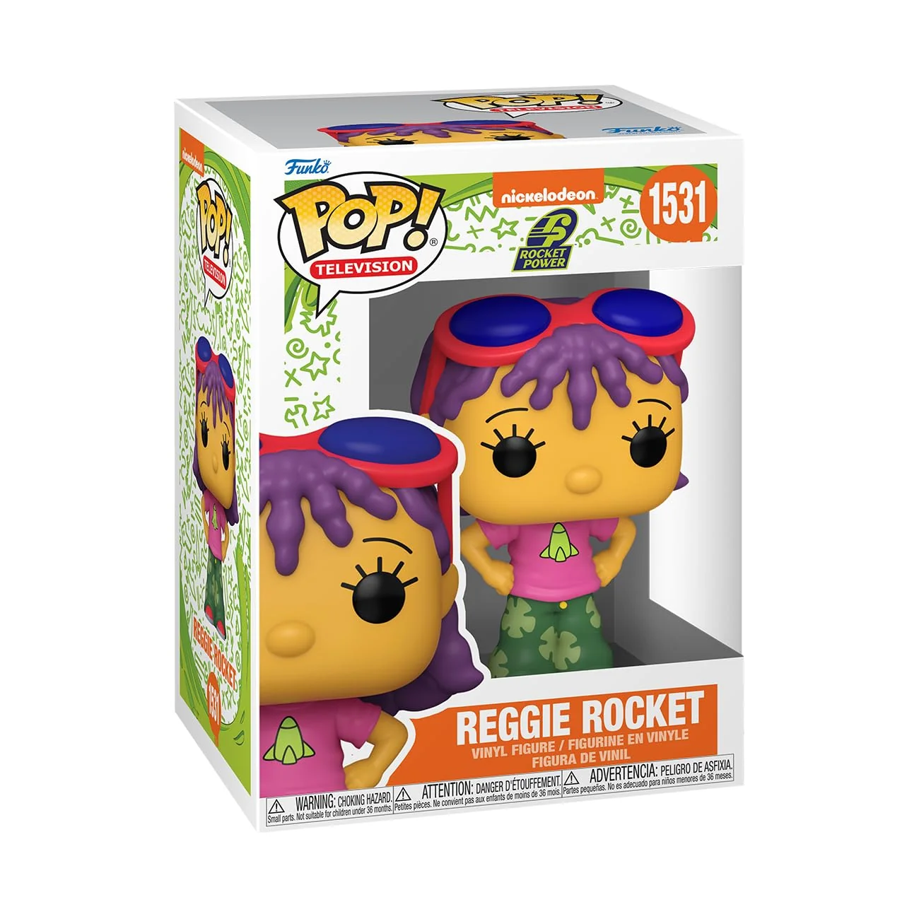 Fast Funko POP TV Nick Rewind - Reggie Rocket - Nickelodeon Slime - Collectable Vinyl Figure - Gift Idea - Merchandise - for Kids Adults - Ad… Natural