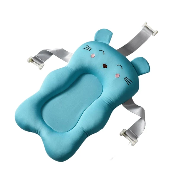 Specialty Maxbell Maxbell Newborn Seat Support Foldable Anti Slip Portable for Outgoing Blue Clean