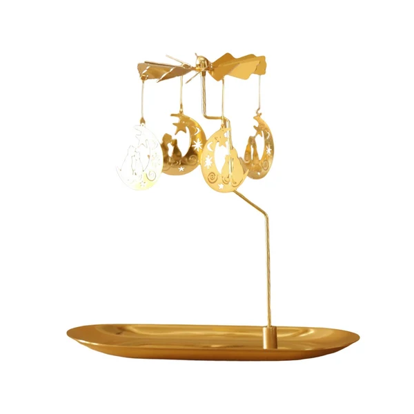 Clean Maxbell Maxbell Romantic Candlestick Decoration Rotating Candle Holder for Festival Moon Sustainable