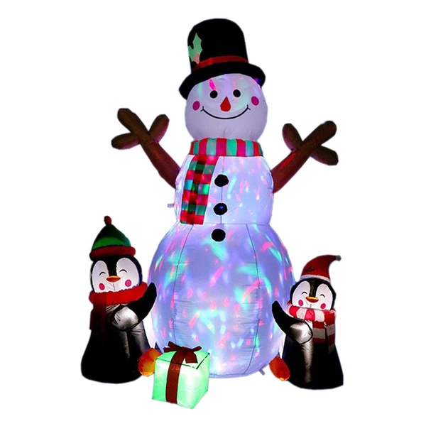 Reliable Maxbell Maxbell 1.8 Meters Christmas Inflatable Snowman with Light for Outdoor Garden Decor Elegant