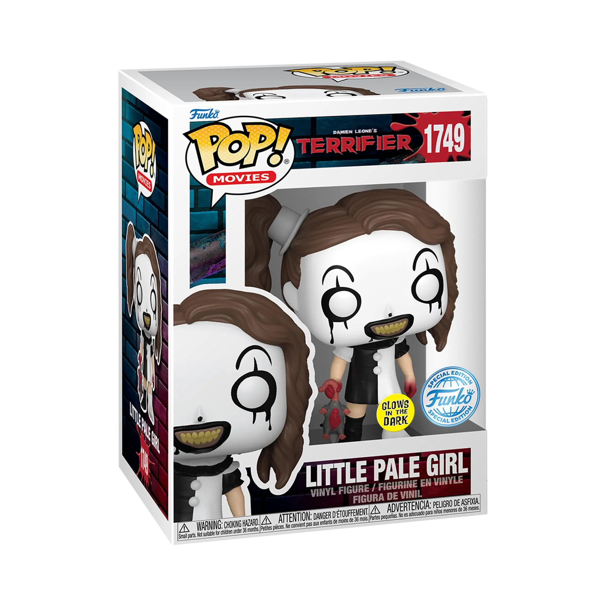 Official FUNKO POP Movies Terrifier - Little Pale Girl Glow Expertly Made
