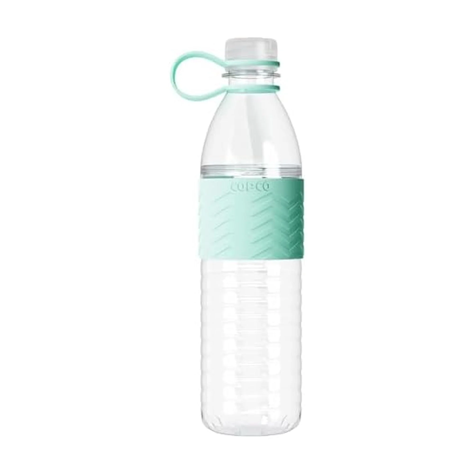 Selected Copco Hydra 20 oz Tritan Water Bottle with Leak-Proof Lid Textured Grip - BPA- Dishwasher Safe Easy Twist-Open for Ice Fruit - Fits Cup Innovative