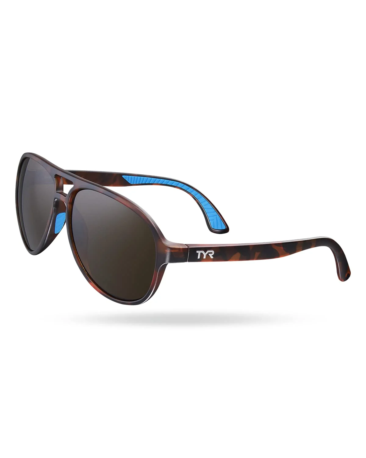 Healthy TYR Goldenwest Aviator Sunglasses Polarized Pilot Brown Tortoise One Size Comfortable