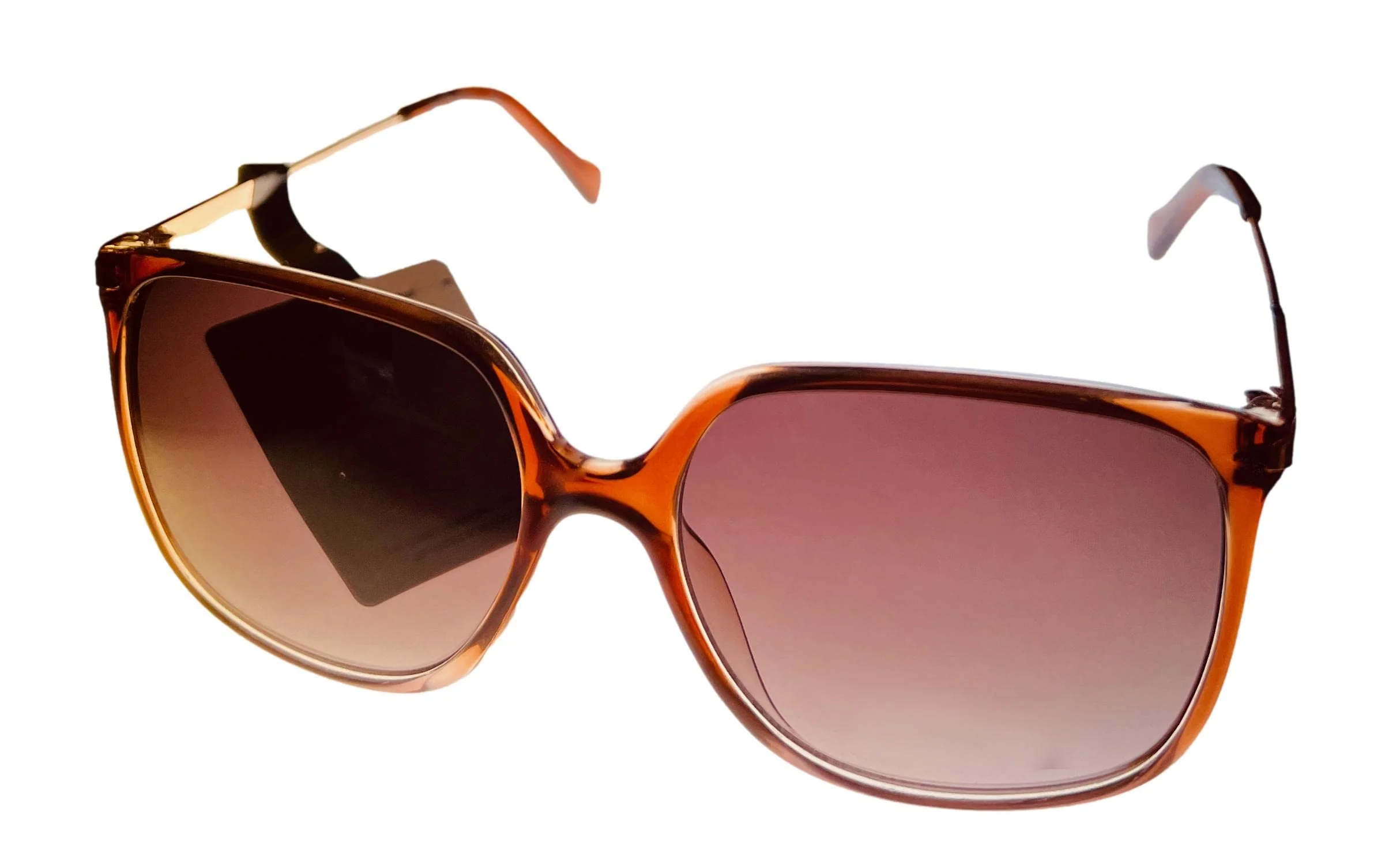 Fine Crafted Lucky Brand Women's Lucky Sunglasses Brown to Blush Gradient Square 58-16-140 Eco-Friendly