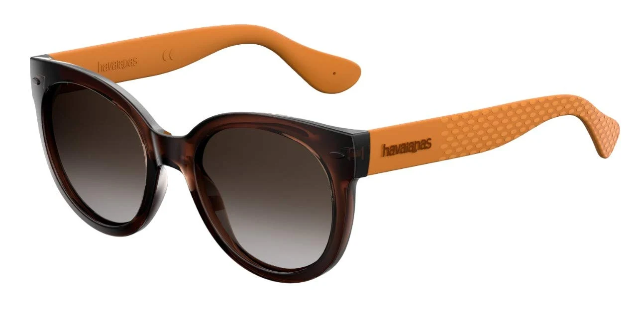 Outstanding Havaianas Sunglasses Women's Noronha Round Sunglasses BRWNOCHRE 52 mm Consistent