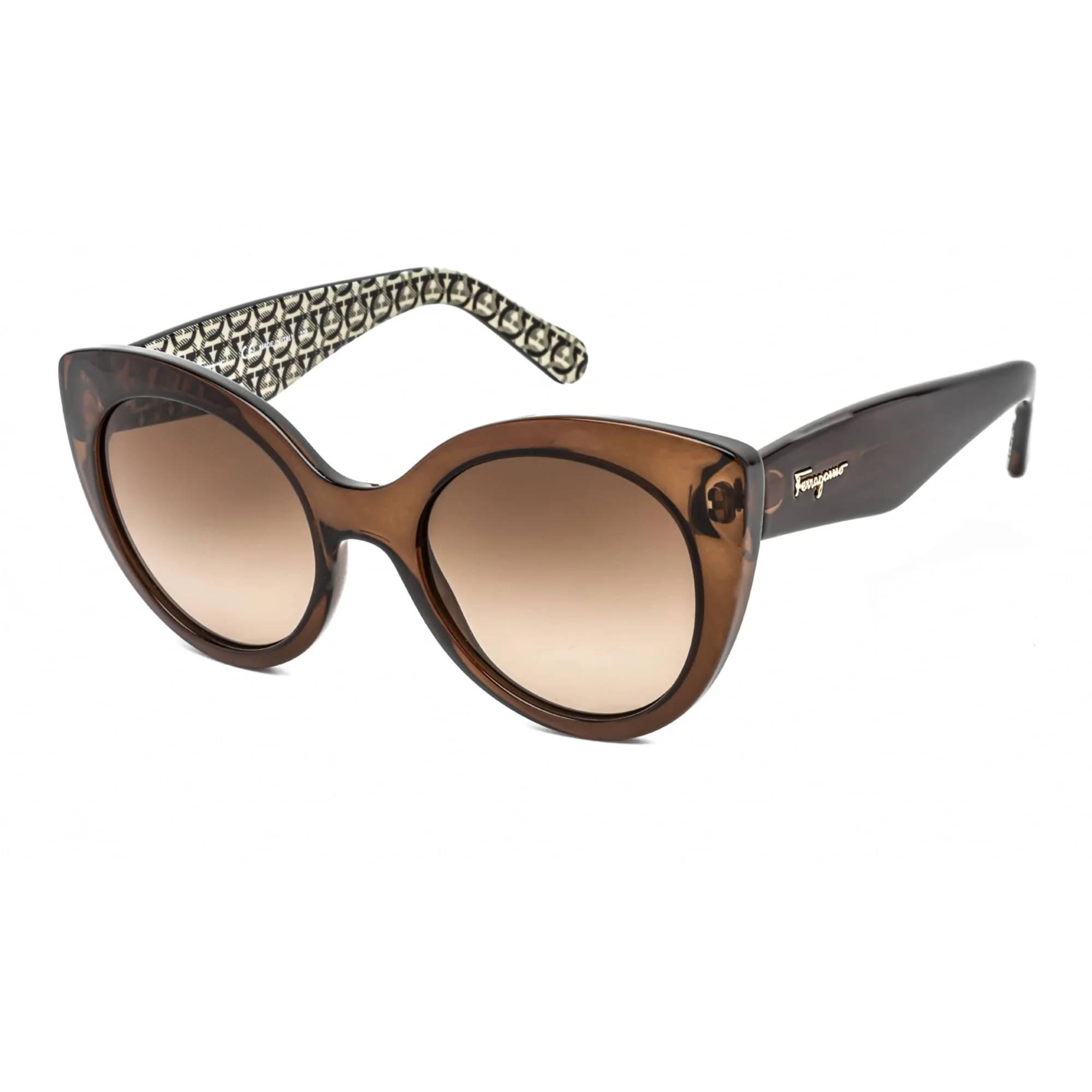 Prestigious Sunglasses FERRAGAMO SF 964 S 210 Crystal Brown Convenient