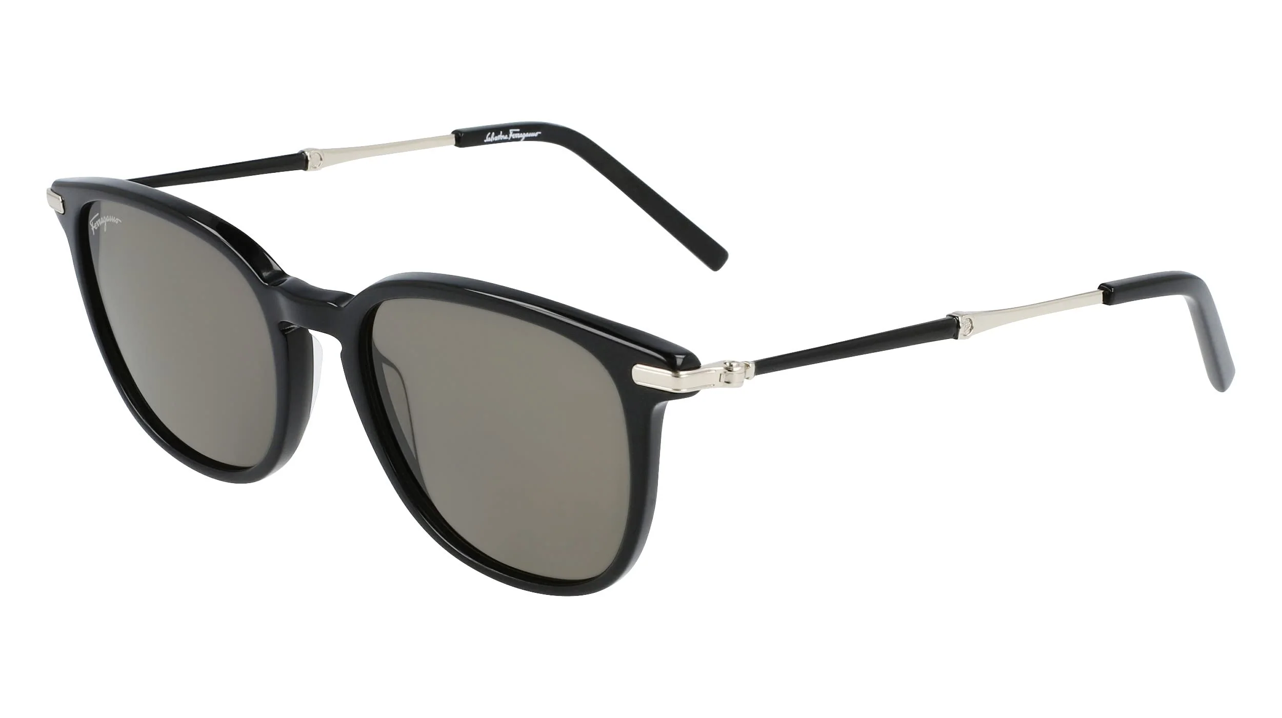 Solid Ferragamo Men's Sf1015s 52Mm Sunglasses Ns Black Comfortable