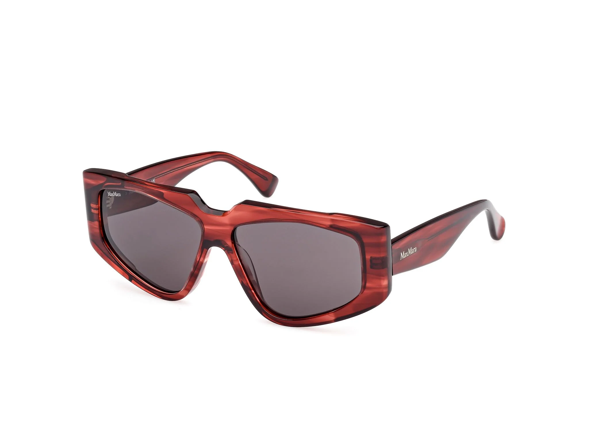 Contemporary MaxMara MM0125 68A red striped 58 13 140 WOMAN Sunglasses Classic