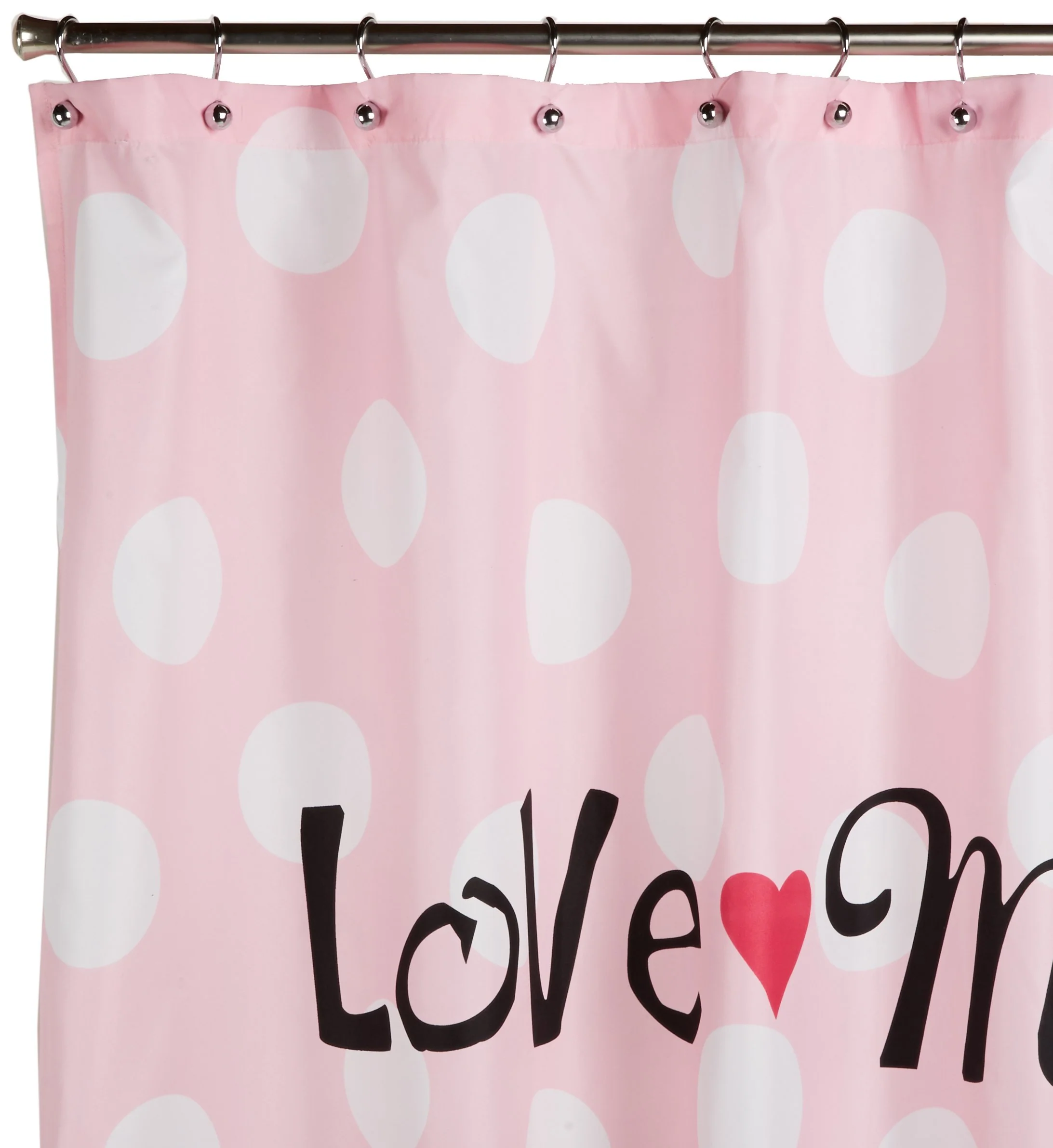 Fast Disney Minnie Mouse Fabric Shower Curtain Pink w Dots Superior