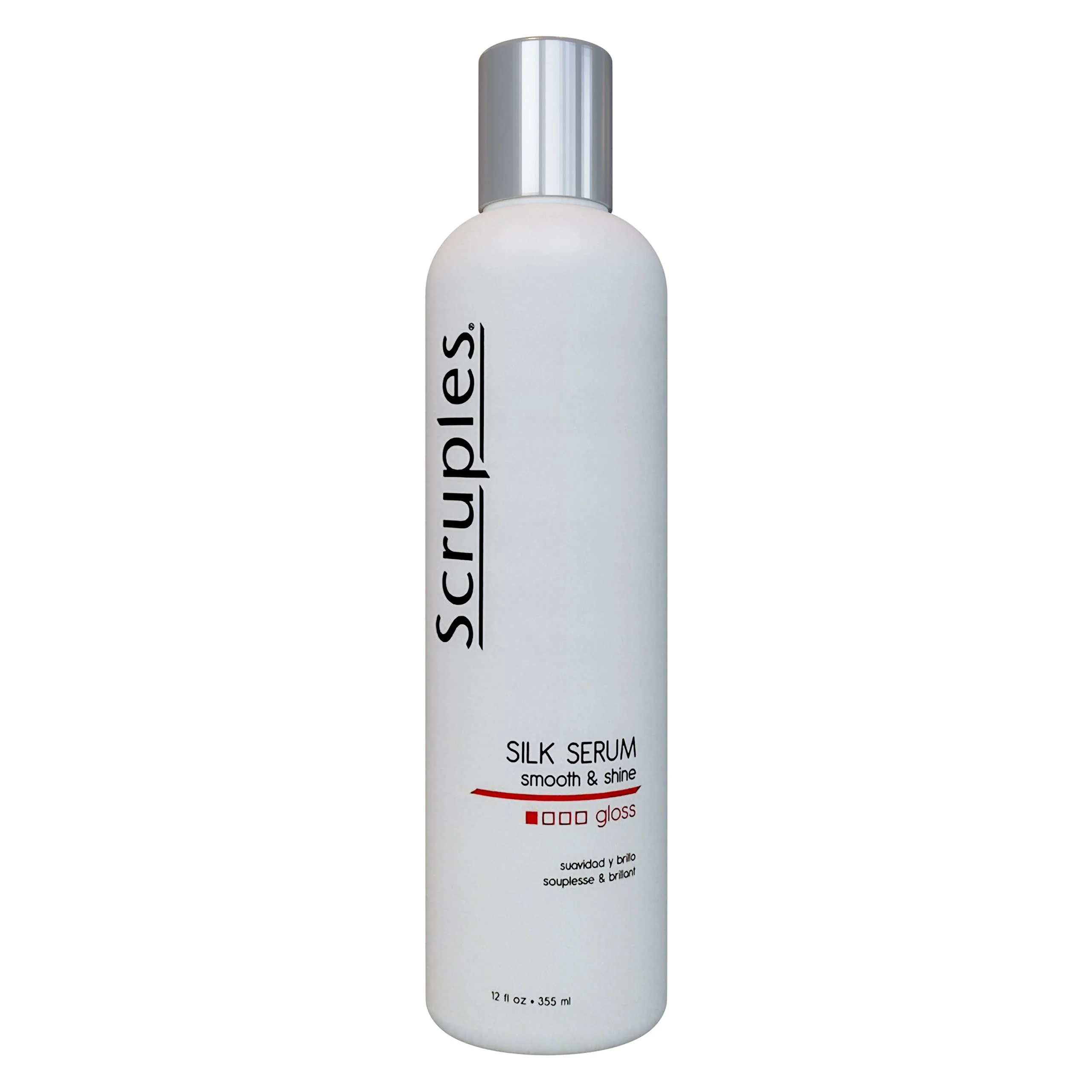 Genuine Scruples Smooth Shine Silk Serum - Lightweight Gloss - Long Lasting Silky Finish to Frizzy Dry Dull Hair - Damage and Thermal Protectant Pure