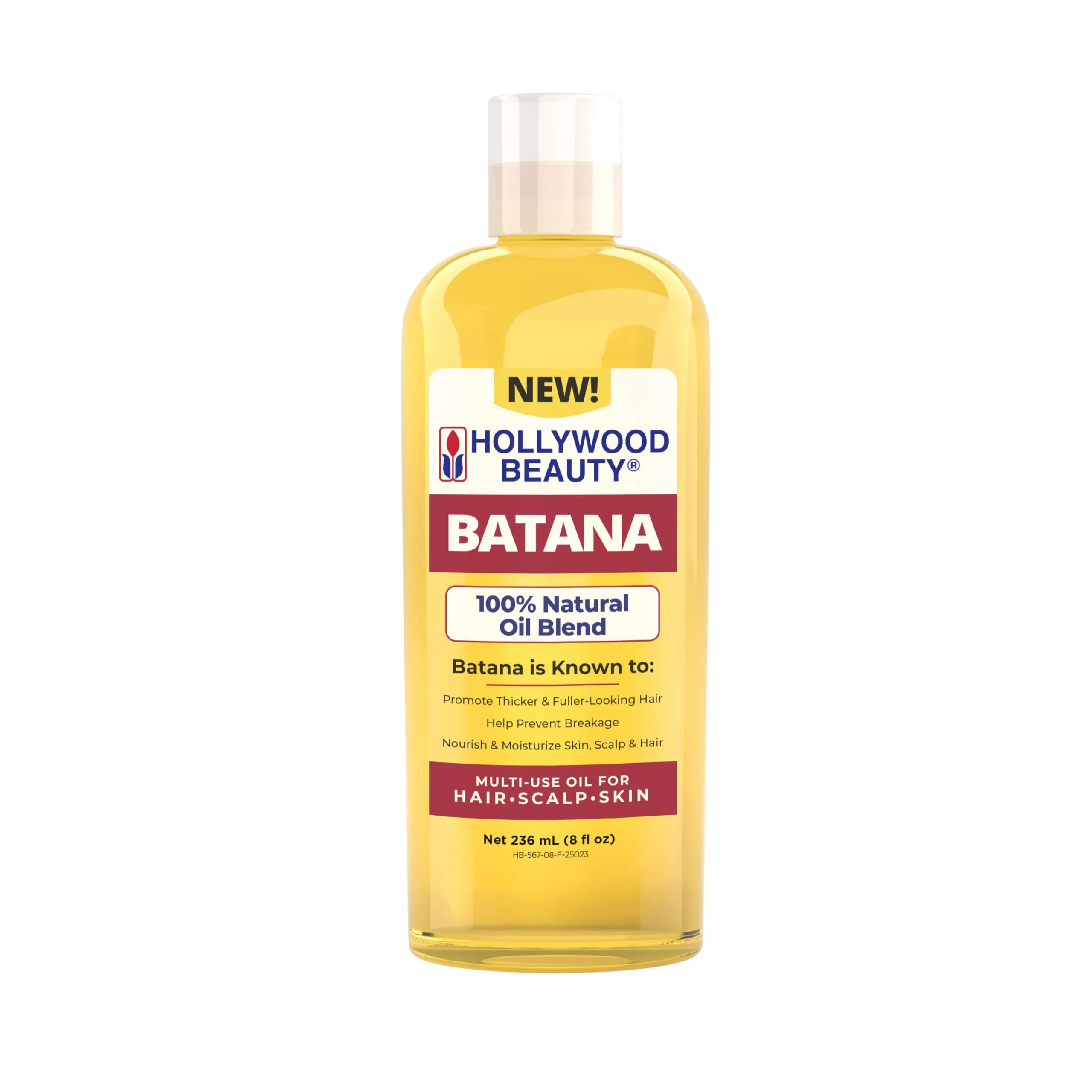 Healthy Hollywood Beauty Batana Oil for Hair Scalp and Skin 8 fl oz Professional
