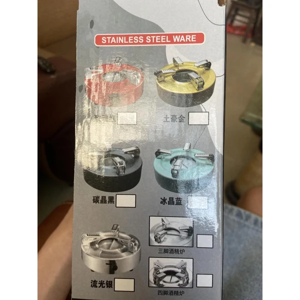Verified Maxbell Portable Spirit Burner Stable Alcohol Stove for Household Backpacking Hiking Silver Quality