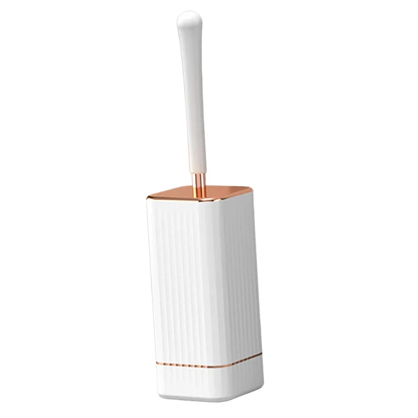 Sustainable Maxbell Toilet Brush and Holder Compact Quick Dry Punch for Toliet Household White Smart