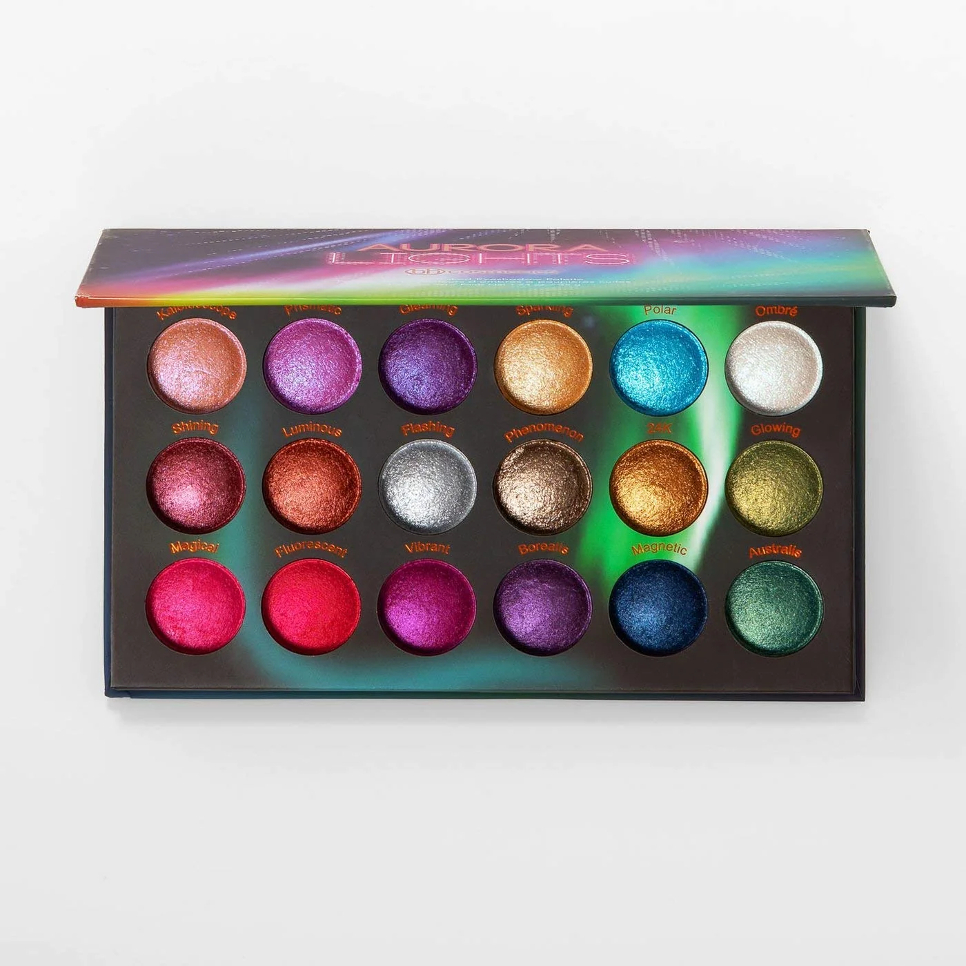 Refined BH Cosmetics Baked Eyeshadow Palette Aurora Lights User-Friendly