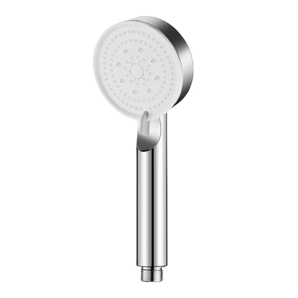 Responsible Maxbell High Pressure Handheld Shower Head 5 Spray Settings Screw in G1 2 Connector Silver Relaxed