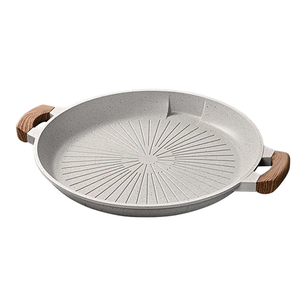 Clean Maxbell Grill Pan Stick Bakeware Cooking Utensil Dish Tray for Household Cooking Type B Functional