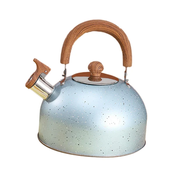 Verified Maxbell 2L Whistling Kettle Cookware Anti Heat Handle Teapot for Induction Cookers Blue Traditional