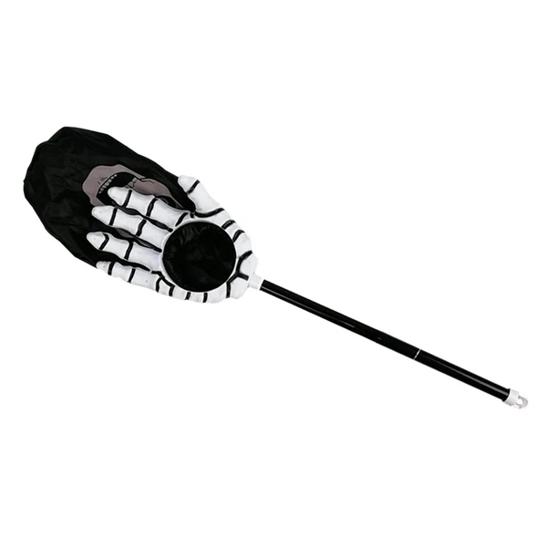 Elite Maxbell Large Halloween Candy Bag Party Decor with Handle Basket Hand Prop Bar Black Lightweight