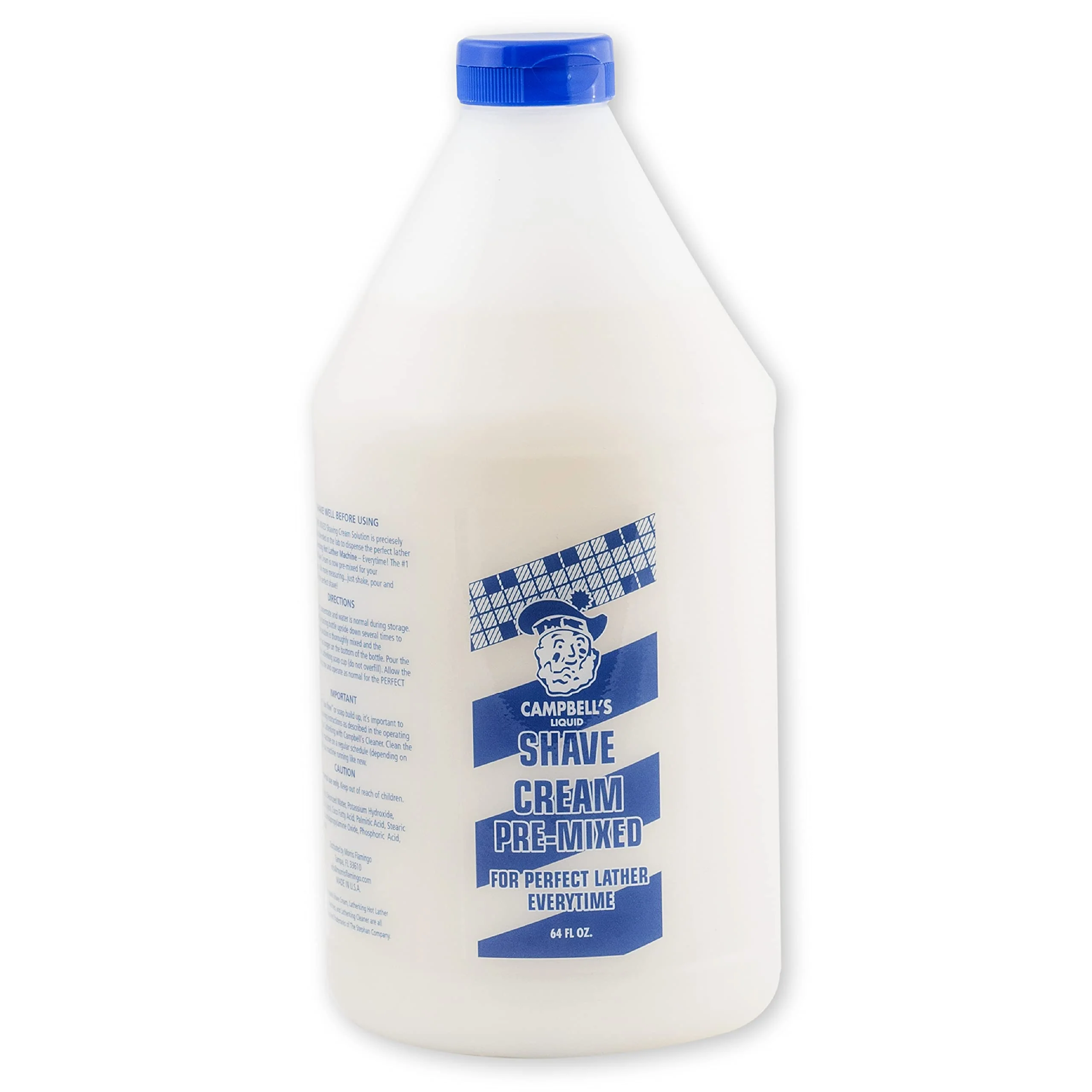 Elite Campbell's Pre-Mixed Shave Cream 64oz Optimized