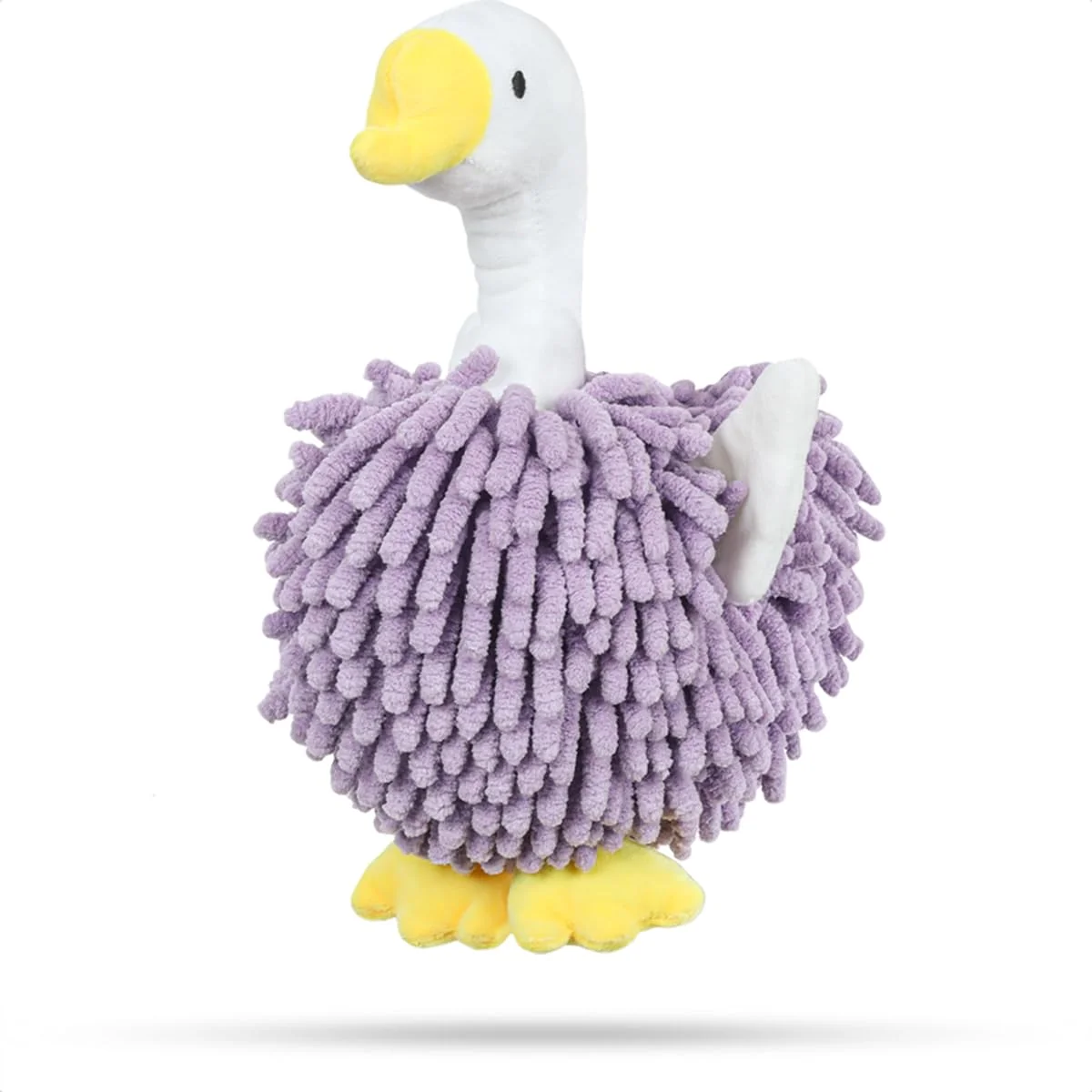 Elite Adorable Swan-Shaped Hand Towel with Hanging Loop Bathroom Animal-Themed Towel for Kids Super Absorbent Microfiber Hand Towel for Kitchen… Easy-to-Use
