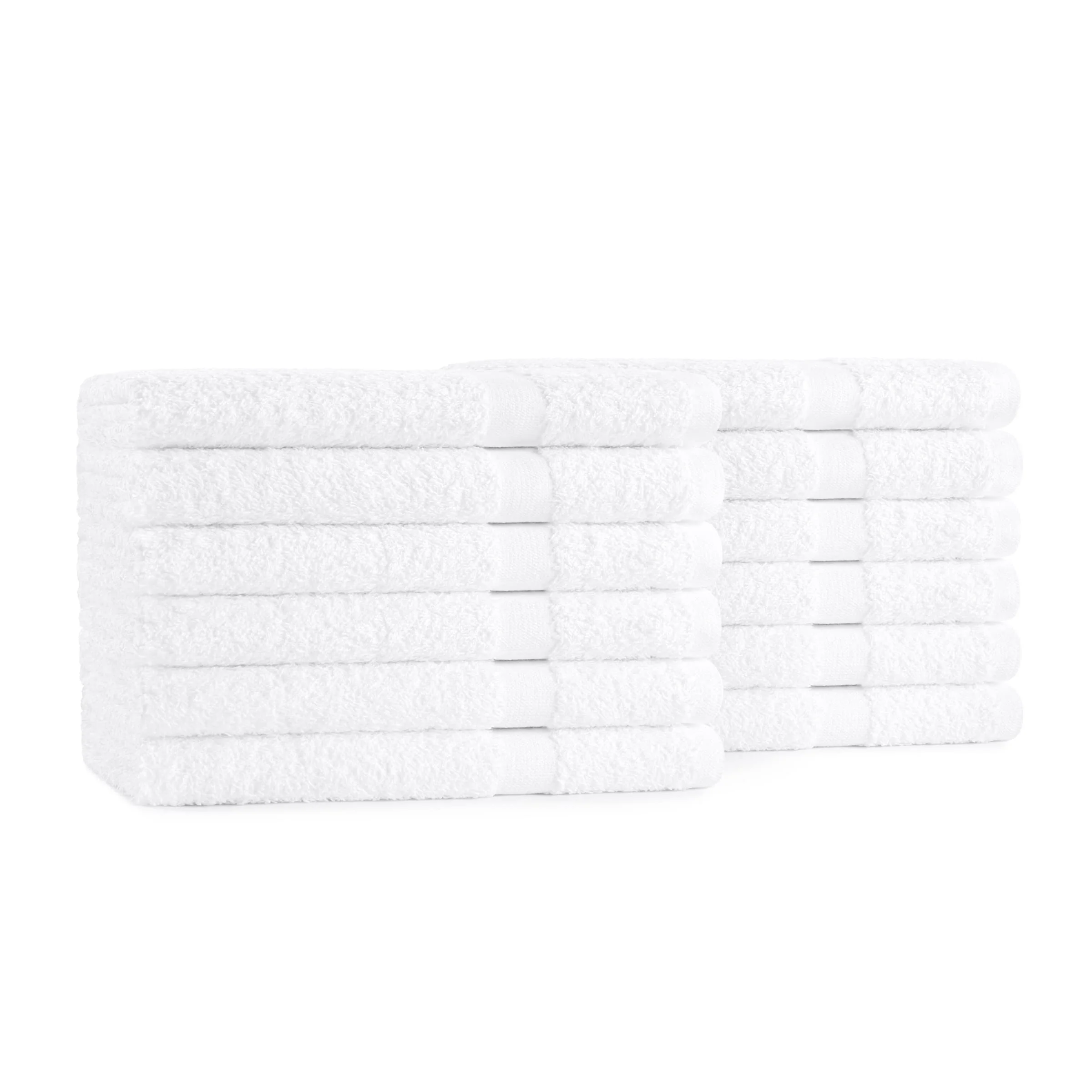 Secure Arkwright Admiral Spa Hand Towels Bulk - Pack of 12 - Lightweight Absorbent Bathroom Towel Quick Dry Cotton for Home Resort Spa… High-Performance