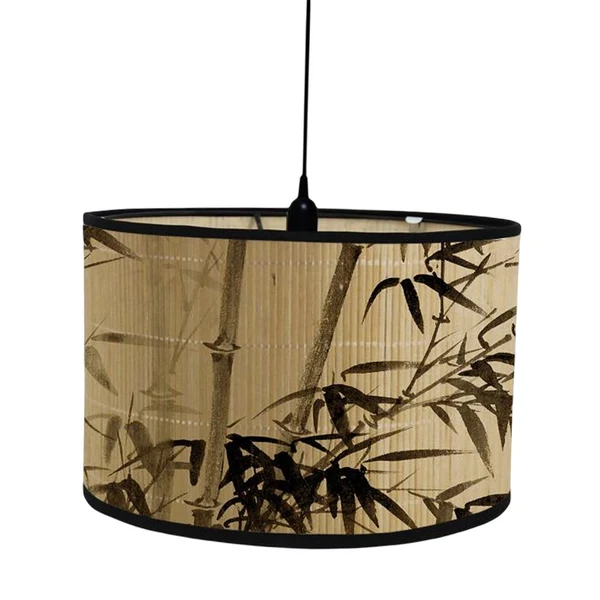 Elite Maxbell Wood Bamboo Lamp Shade Ceiling Light Fixture Hanging Pendant Light Cover Reliable
