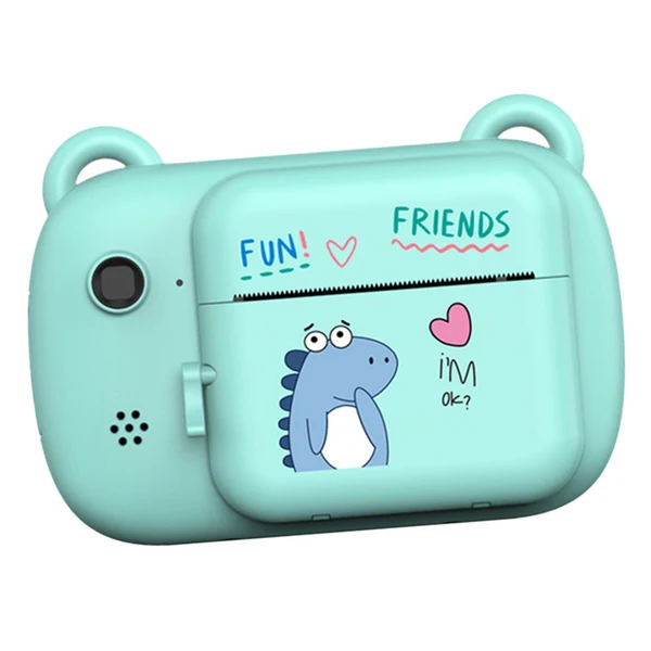 Efficient Maxbell Children Digital Instant Print Camera Durable for Birthday Gift Student Blue Consistent