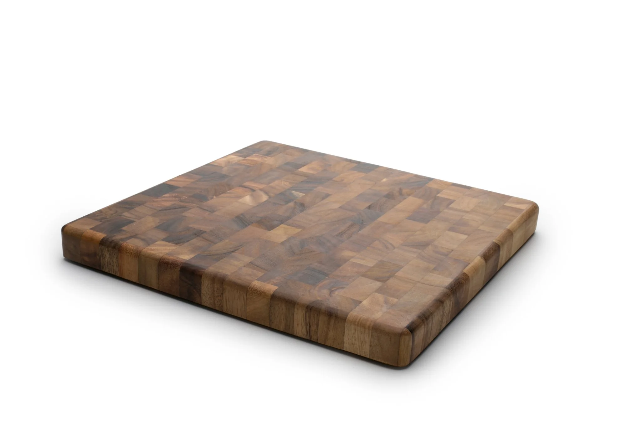 Practical Ironwood Gourmet 28218 Square Charleston End Grain Chef's Board Acacia Wood 14 Square Luxury
